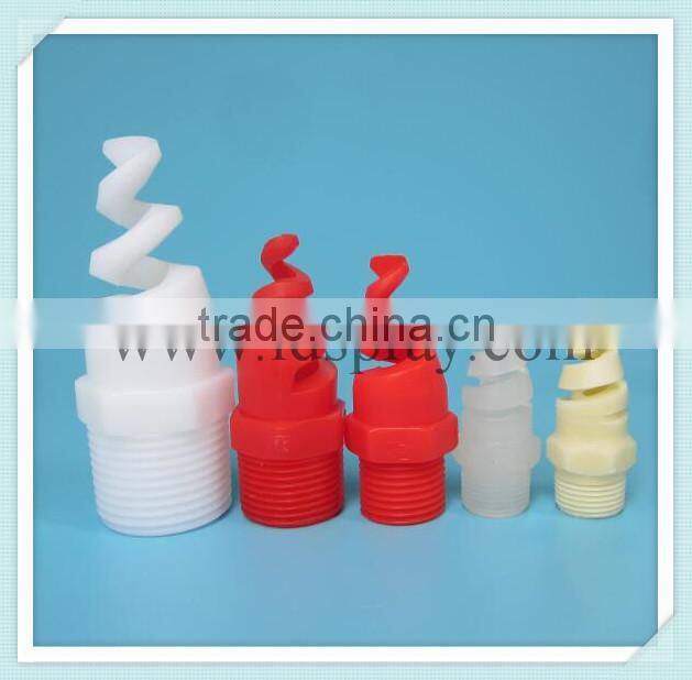 PP plastic full cone SPJT spiral spray nozzle