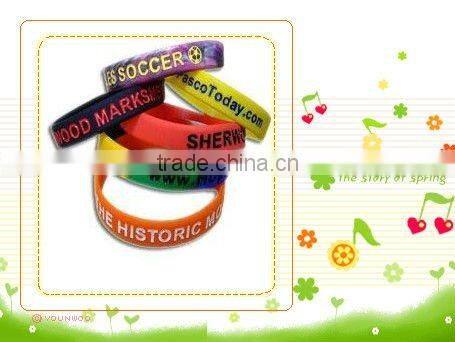 Promotional Various Colorful Silicone Bracelet