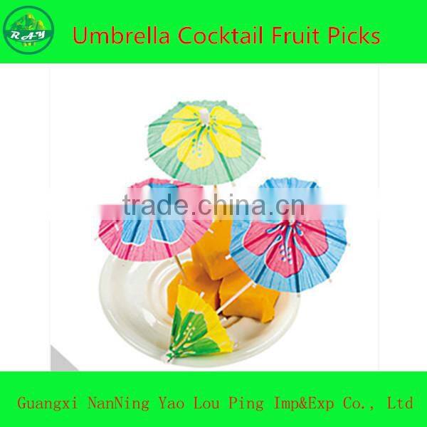 Party Cocktail Paper Pinwheels Picks