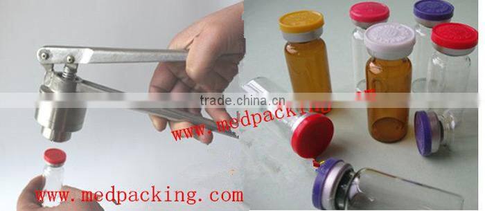 Manual 20mm Vial Crimper.Hand crimping machine for vials,flip off cap crimping tool
