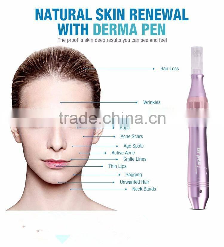 Hot sale personal Derma pen M7 Electric Micro Needle pen 2 batteries Rechargeable dermapen