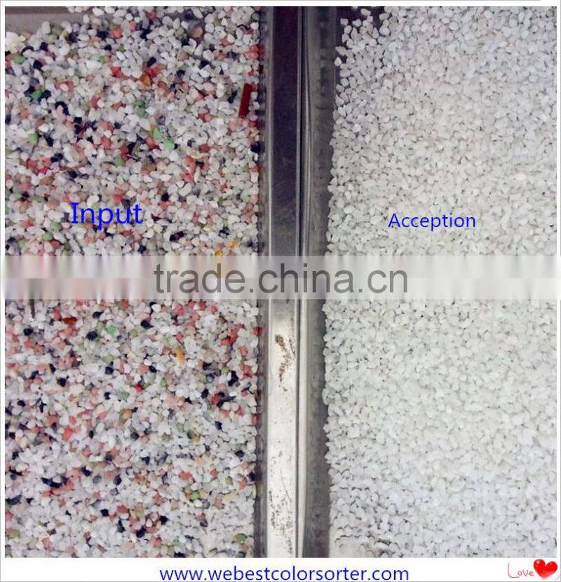 China manufacturer CCD industrial color sorter machine