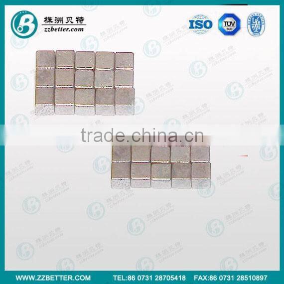 95%W Counter balance weight tungsten cube