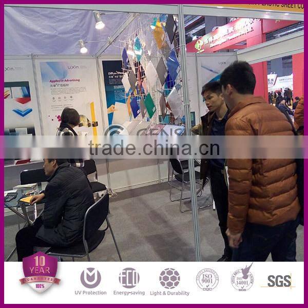 High impact embossing solid polycarbonate sheet