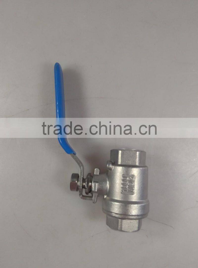 High Purity And Quality Sanitary SS 2-Pieces female Thread Ball Valve