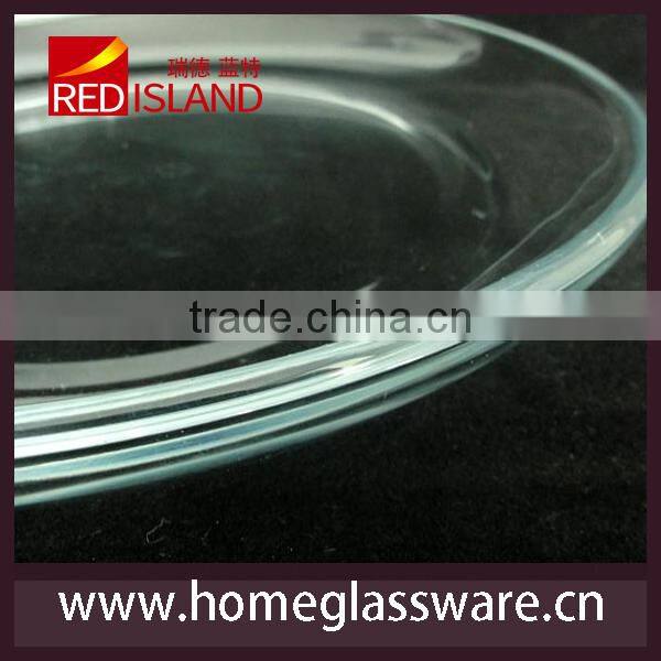 9"Heat resistant glass plate for Microwave and oven