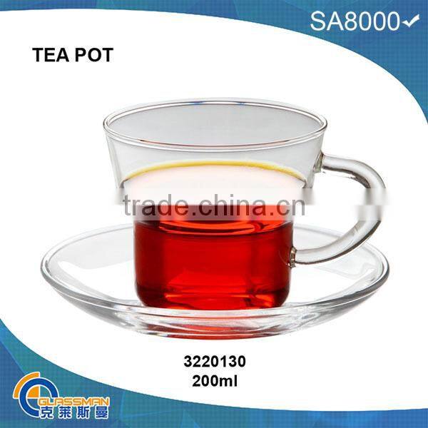TC105-5 double cup glass teapot