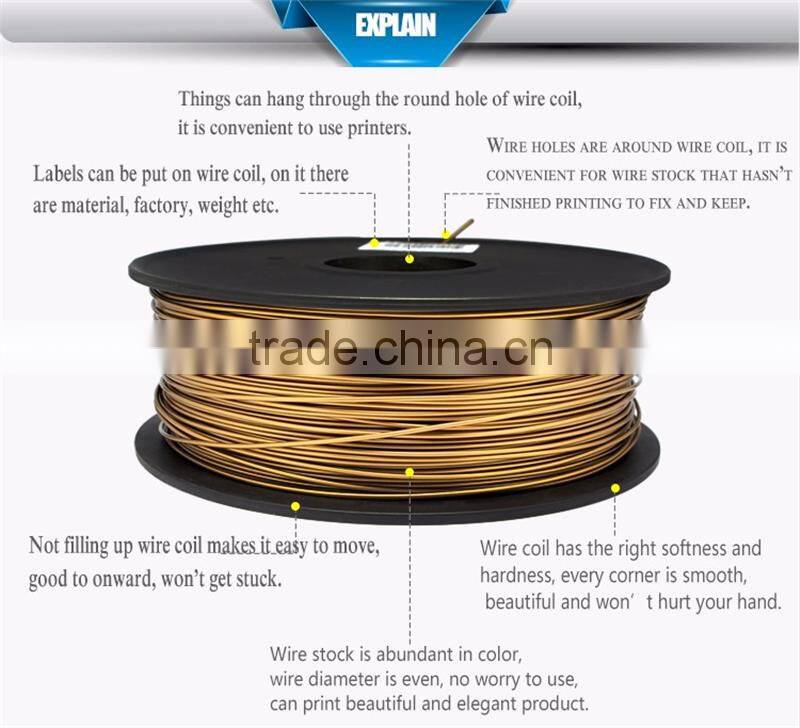 2016 hot selling 3d printing pen filaments refill ABS/PLA for 3D pen drawing