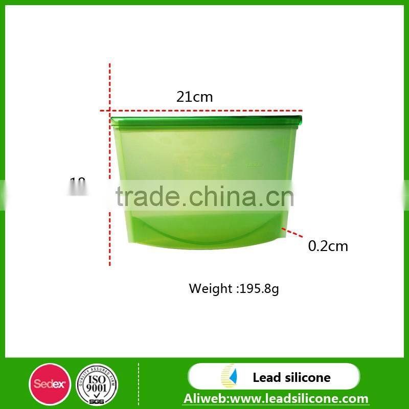 Multifunctional Silicone Food Preservation Kits ,Silicone Storage Bag With Sealing Strip