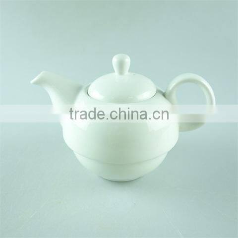stock cheap white ceramic tea cup pot in one hot sale