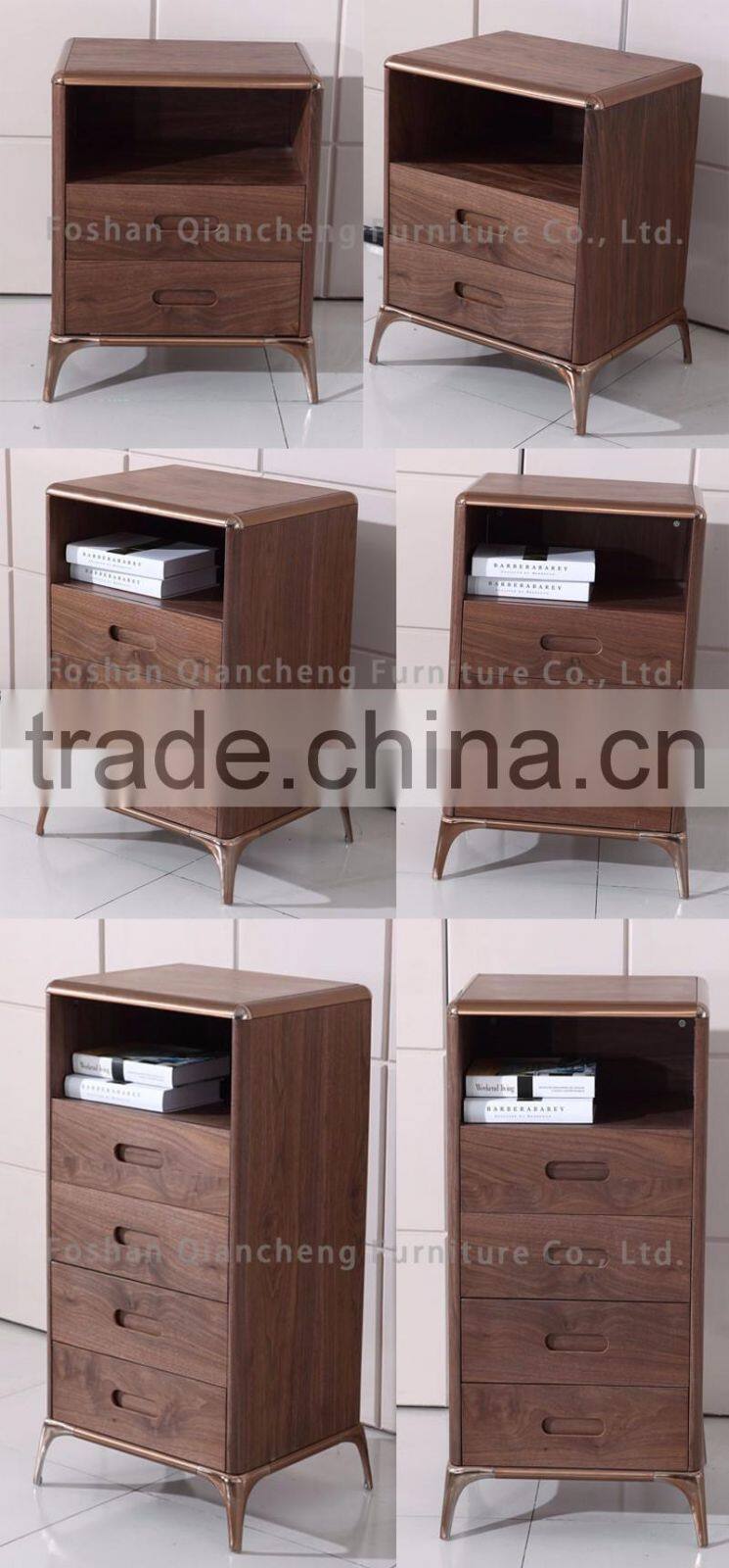 Living Room Furniture Two To Four Wood Cabinet with Drawers