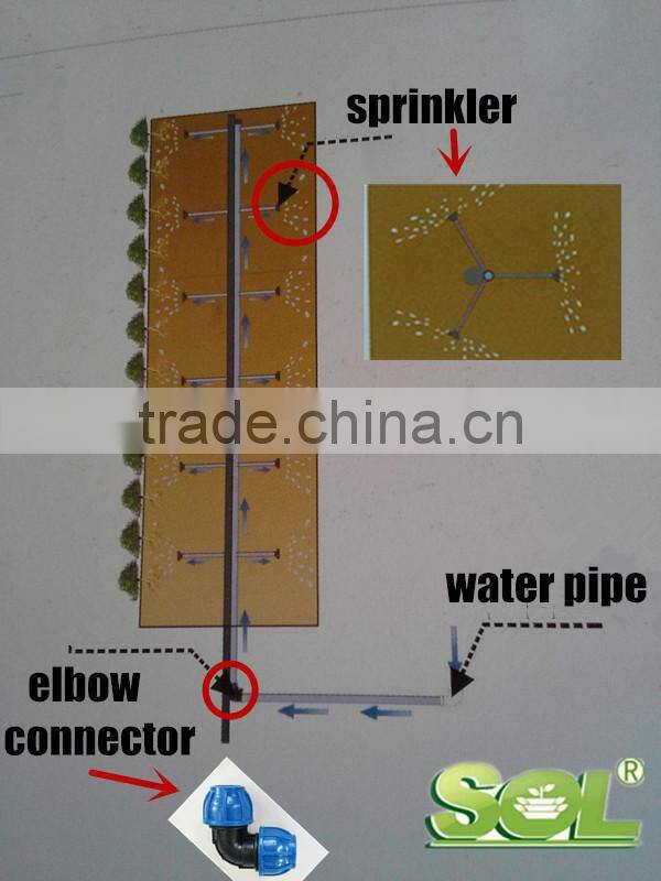 SOL durable self-watering grow pots lamp post green modular vertical planter