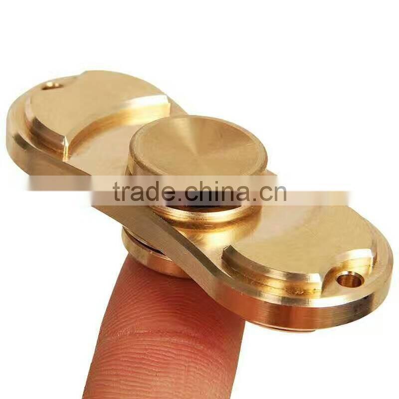 China supplier OEM metal copper hand fidget spinner toy