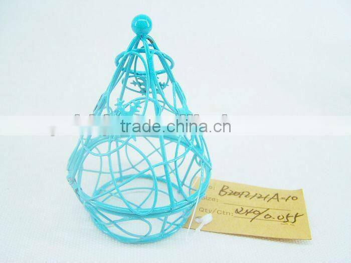 Wire Chocolate gif packaging box with round bottom for Christmas decor