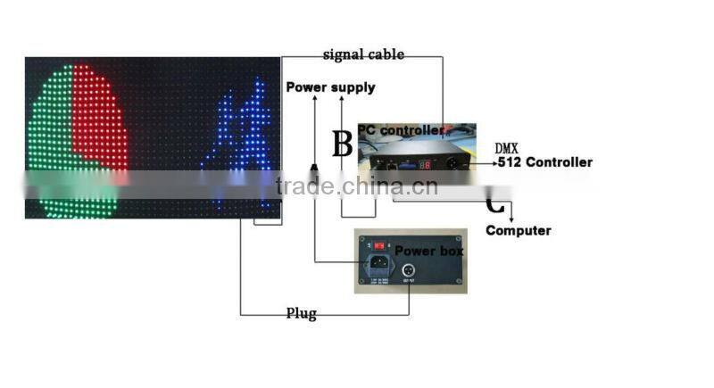 led scenic star stage wedding backdrop