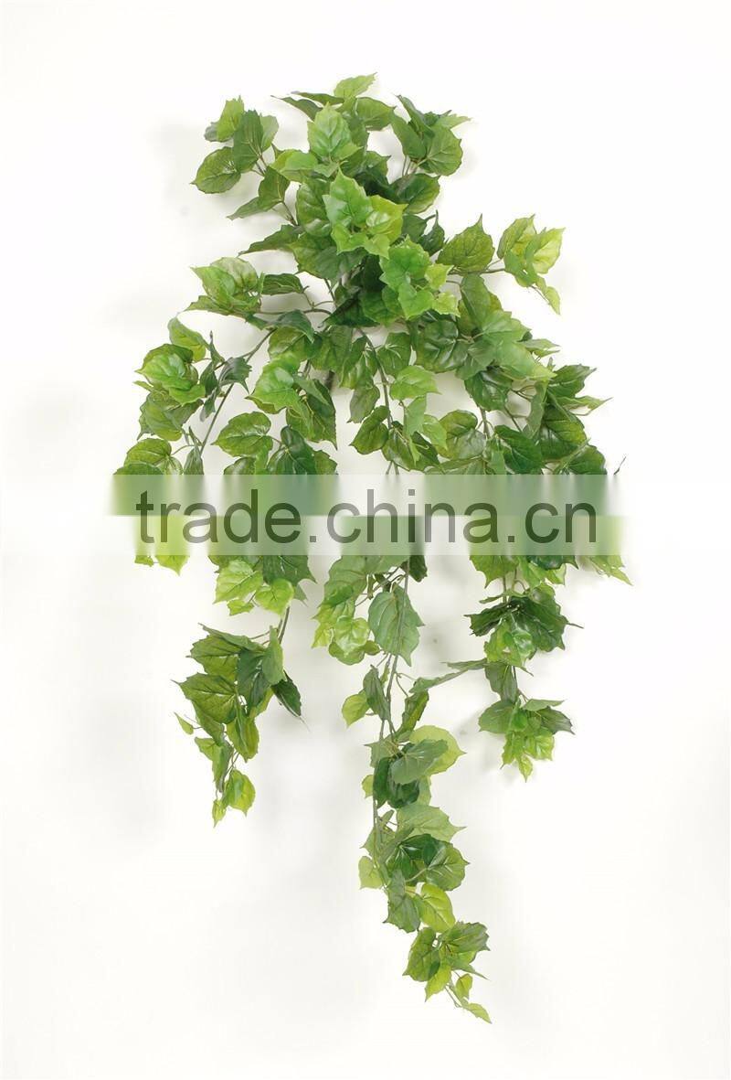 plastic decorative artificial grass creepers hanging rattan