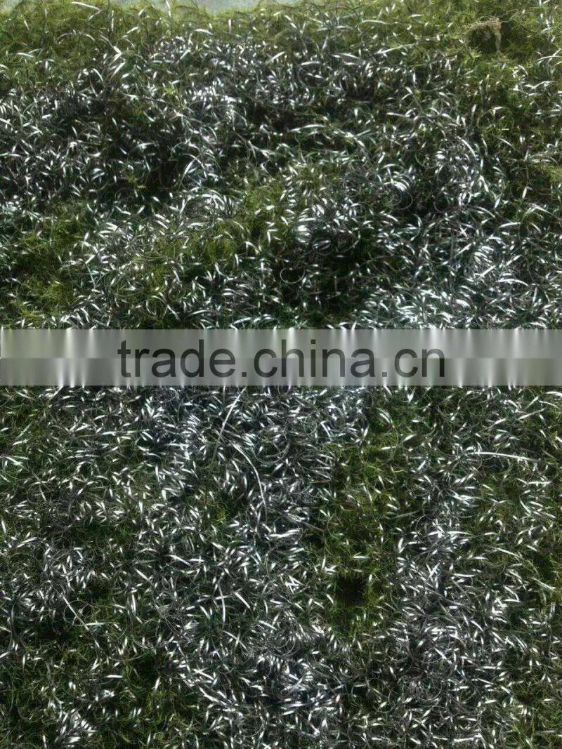 20cm*25cm decorative home decor artificial moss landscaping factory vertical green concrete steel wire mat wall pieces ZM09 2304