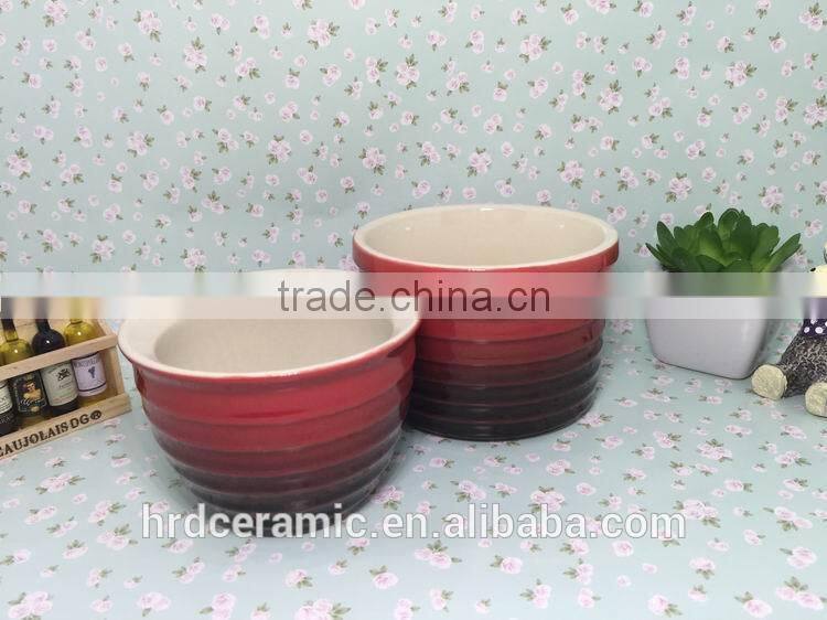 Stocked Kitchenware Bakeware Bowl ,ceramic soup bowl for microwave oven