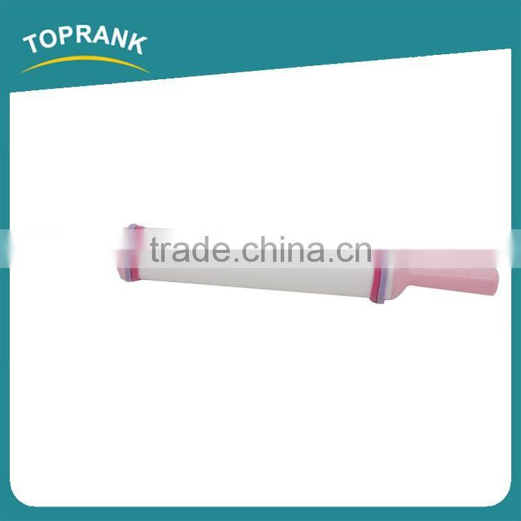Toprank Wholesale High Quality Nonstick Pastry Custom Plastic French Noodle Rolling Pin Cake Fondant Decorating Rolling Pin