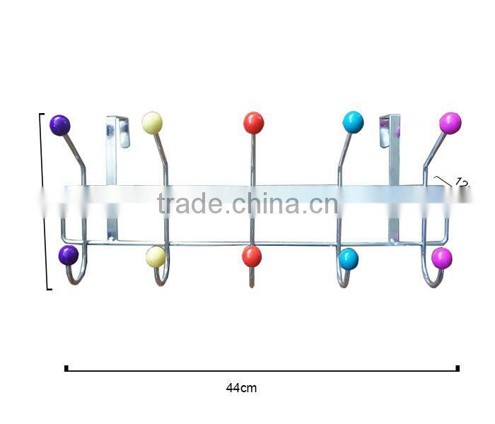 Over the Door 5 Hook Organizer Rack