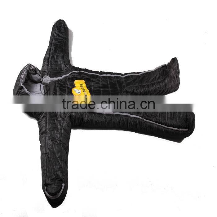 body shaped sleeping bag