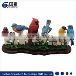 Custom resin miniature canary birds for sale