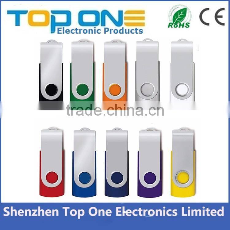 Promotional bulk Swivel 1gb USB Flash Drive with Custiomized Logo