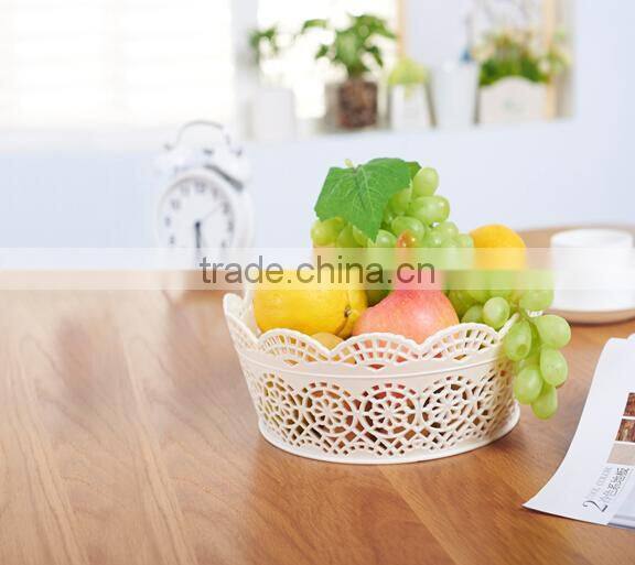 rectangular plastic storage basket