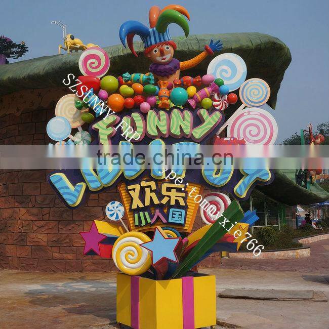 Large outdoor giftbox decoration