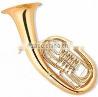 Bb key piston valve gold lacquer baritone