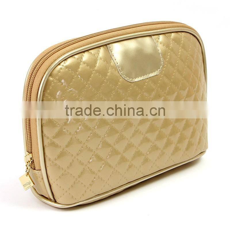 Promotional items PU leather women cosmetic bag sets travel wash bag toiletry bag leather pouch