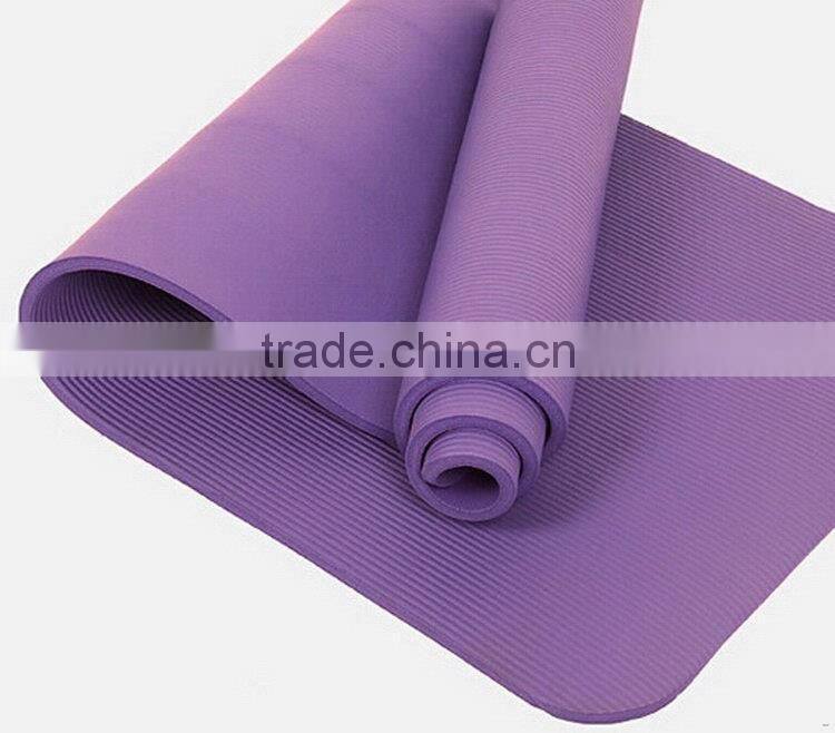 Durable hot sell instructional nbr yoga mat