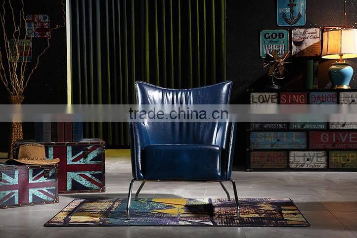 YY008 2016 Latest Modern single Chair Leisure Chair With Strong Aluminum Foot
