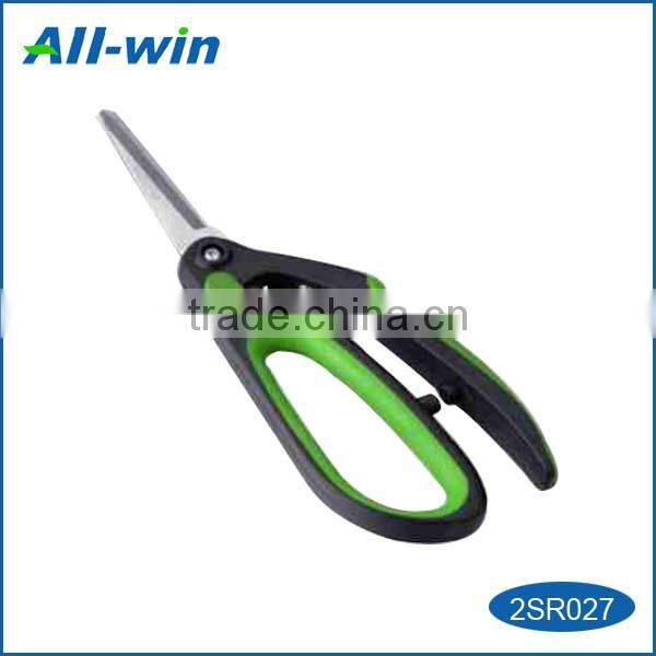 good-quality metal garden pruning shear for cutting twigs