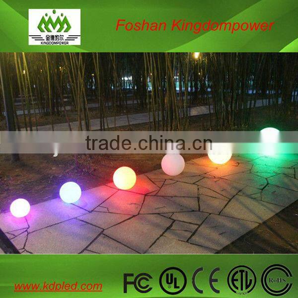 RGB Christmas decorative led colorful 30cm globe
