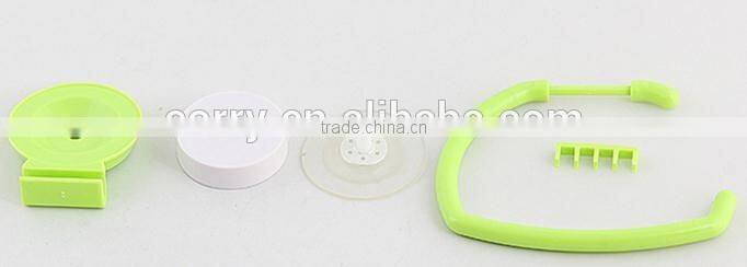 Vacuum suction cup kitchen and bathroom plastic shelf/holder/Towel rack/roll tissue stand