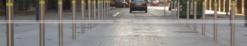 Cheap Stainless Steel Retractable Bollard With Manual Release Key