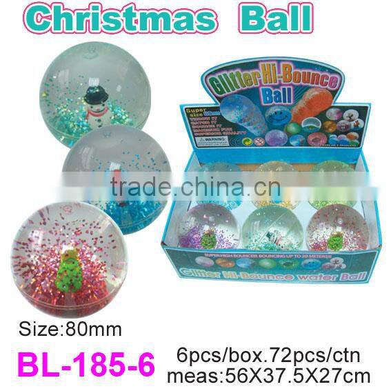 Plastic Bouncy Christmas Air Balls