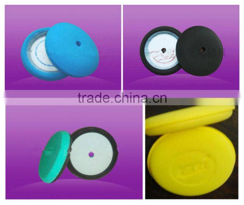 Concavity polish pad with holes