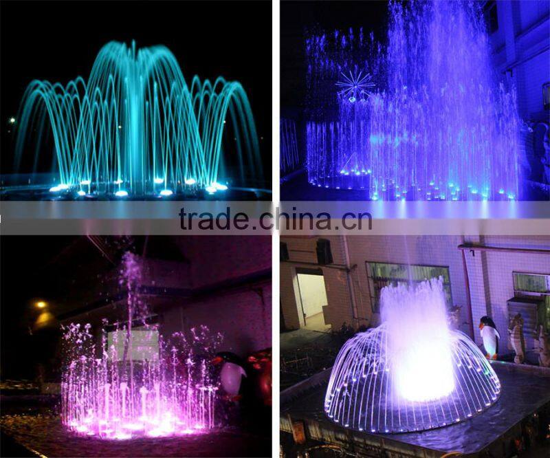 Stainless steel or plastic board floating fountains for lake