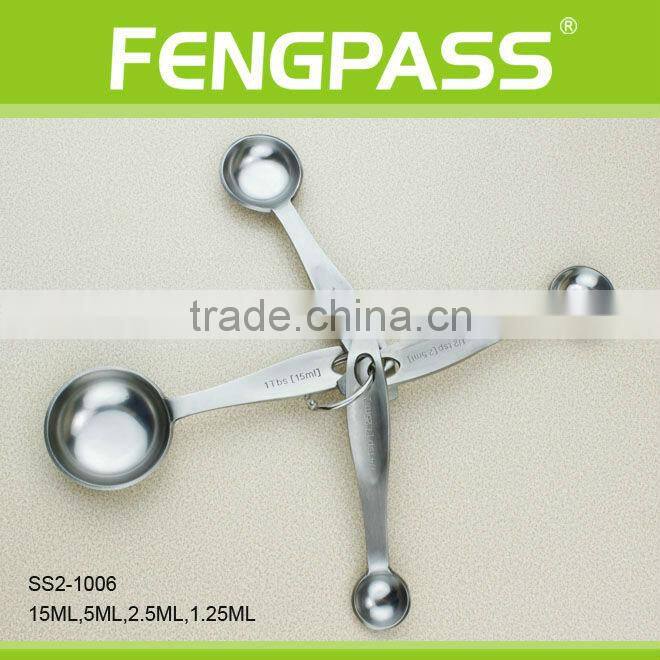 TOP quality stainless steel measuring spoons SS2-1006(6-24-35)