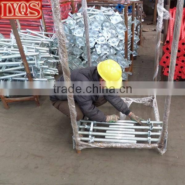 Heavy Duty Solid Steel Screw Jacks with 5" x 5" Base Plate