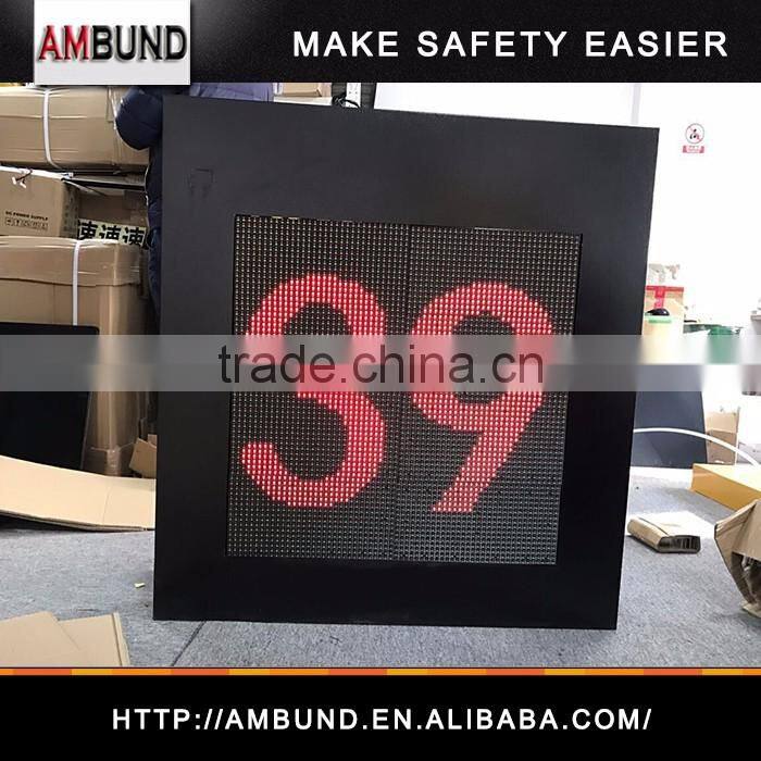 Traffic Highway Radar Display Sign Radar Speed Limit Sign