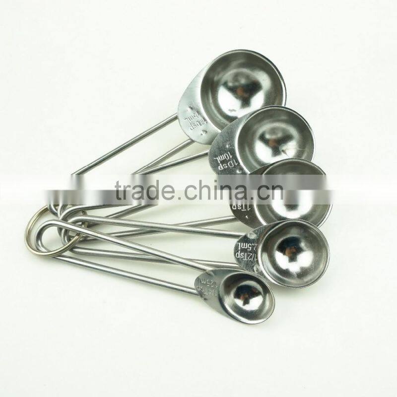 42135 Wire handles Stainless Steel Nesting Measuring Cups and Spoons Set