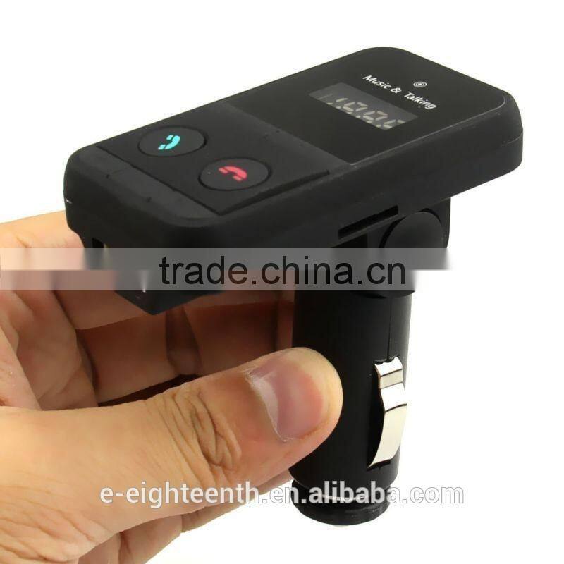 2016 Wireless Bluetooth handsfree FM Transmitter Modulator Car MP3 Player SD USB LCD Remote