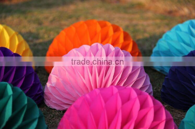 DIY Tissue Paper Honeycomb Balls Wedding Party Decoration Honeycomb Ball