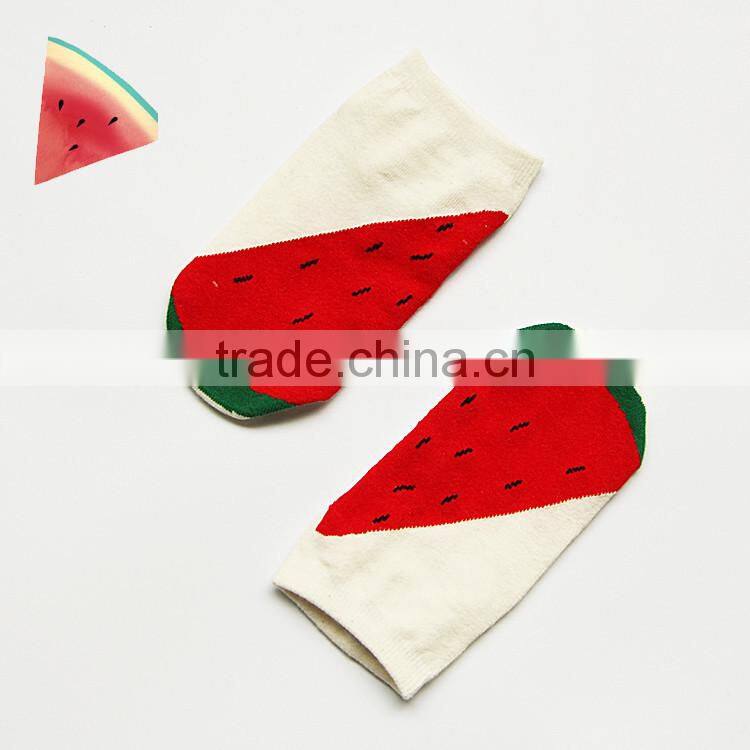 2015 Top Selling Fruits And Vegetables Pattern Fashion Socks Creative Winter Socks Custom Print Socks