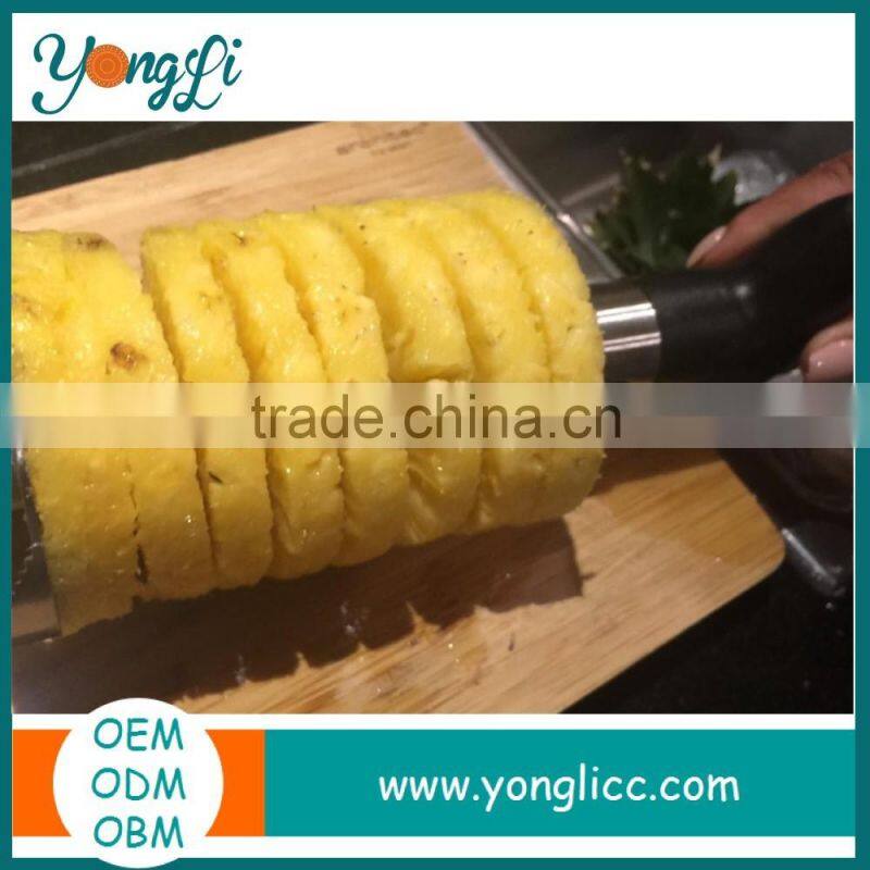 Hot Selling Kitchen Gadgets Stainless Steel Pineapple Slicer and Corer
