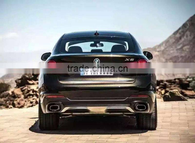 automotive parts for B~MW X6 F16 muffler tip PP rear diffuser