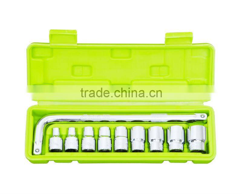 CF598015: 10pcs 1/2" drive socket and wrench handle set with air box